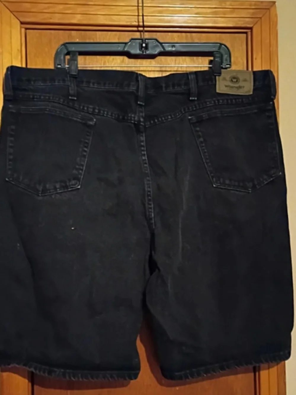 Wrangler Black Men's Denim Jean Shorts